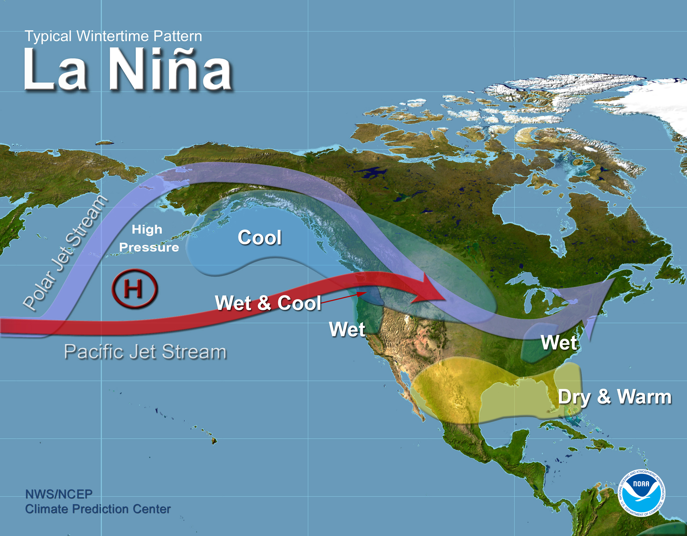 LaNina Jet Wintertime Pattern