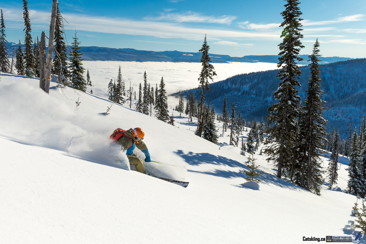 John Holman above the clouds at K3 Catskiing